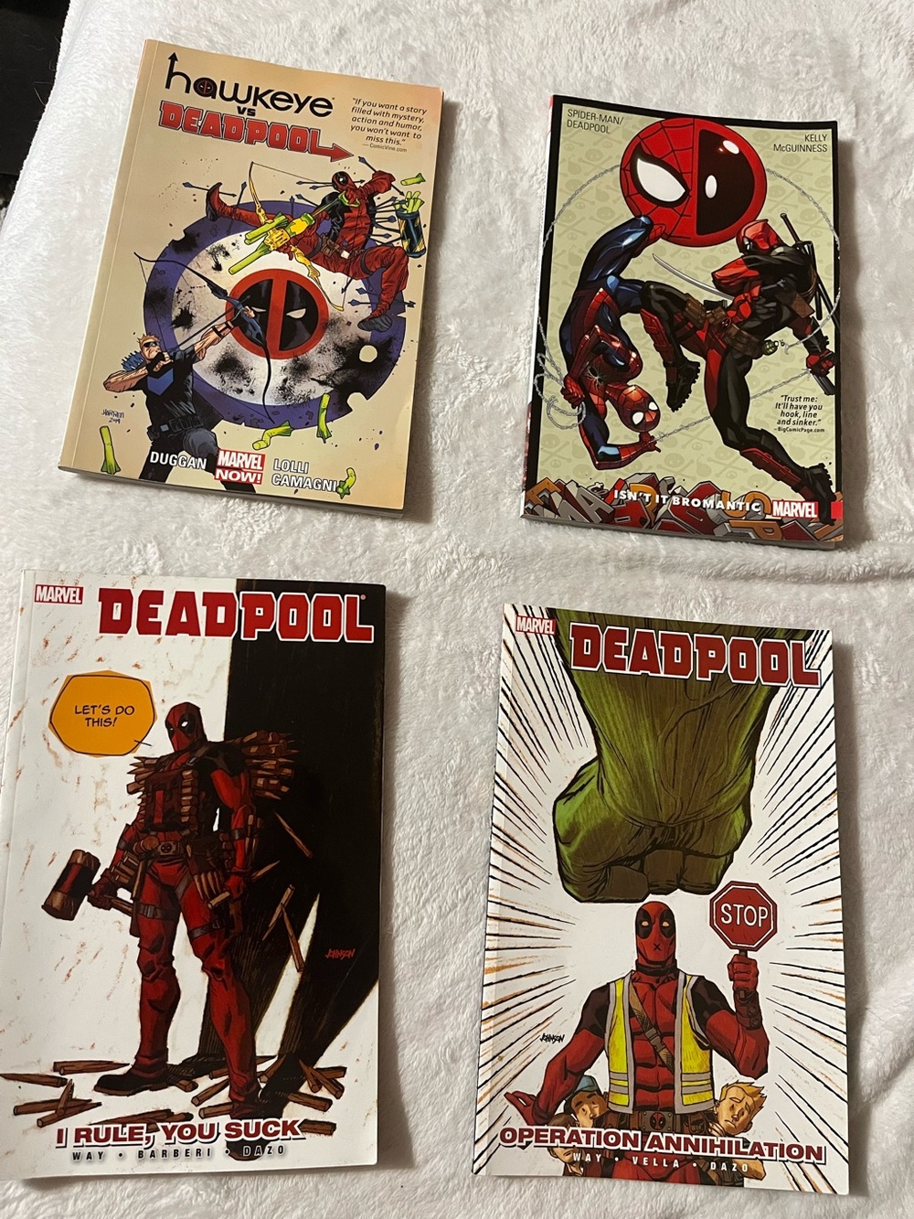 Deadpool Graphic Novel Lot (4 Trade Paperbacks) Marvel Comics